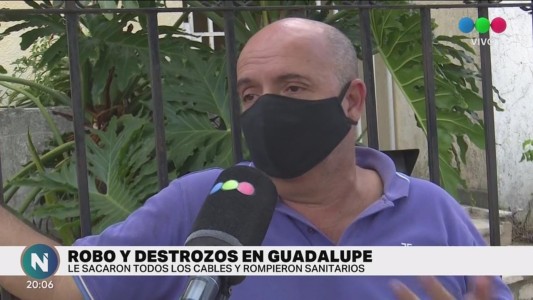 Robaron y destrozaron una casa en barrio Guadalupe