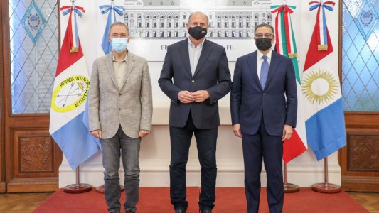 Firmaron el convenio para el financiamiento del Acueducto Interprovincial Santa Fe-Córdoba