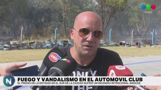 Provocaron incendios en el Automóvil Club Argentino