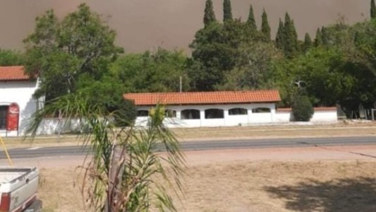 En Cayastá el fuego de las quemas llegó a las ruinas de Santa Fe la Vieja