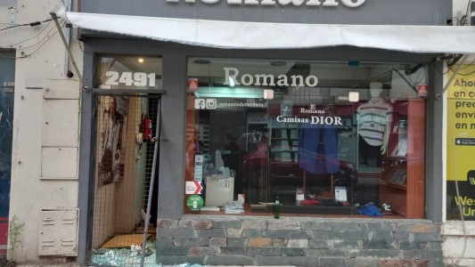 Inseguridad: Robó  un local de ropa pero fue detenido y forzaron la puerta de una hamburguesería