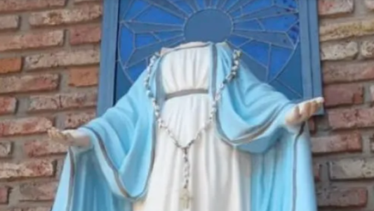 Indignante: Decapitaron la imágen de la Virgen en la Catedral Metropolitana