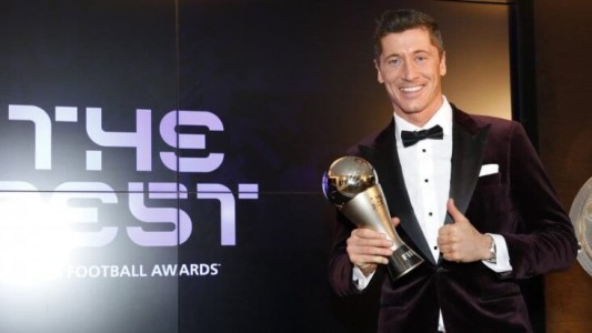 Lewandowski se impuso a Messi y se quedó con el premio The Best