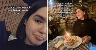 La dejaron plantada en su cumpleaños y personal del bar la acompañaron toda la noche