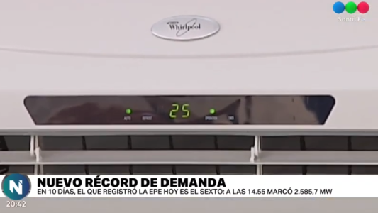 Energía: Se registró el sexto récord de demanda en solo diez días