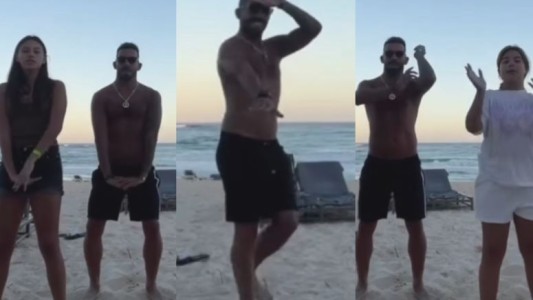 Tevez se sumó a un challenge de Tik Tok y la rompió bailando un tema de Duki