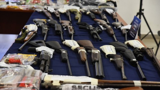 Durante 2021 se secuestraron 507 armas en el Departamento La Capital