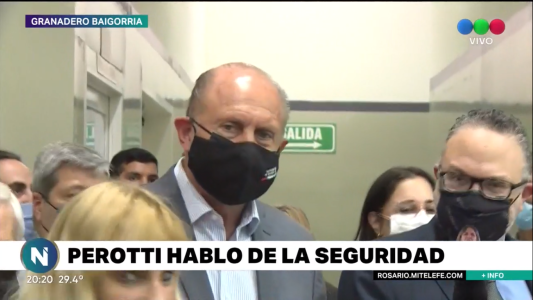 Perotti: “La inseguridad existía, ahora tomamos plena dimensión de la magnitud que tiene”