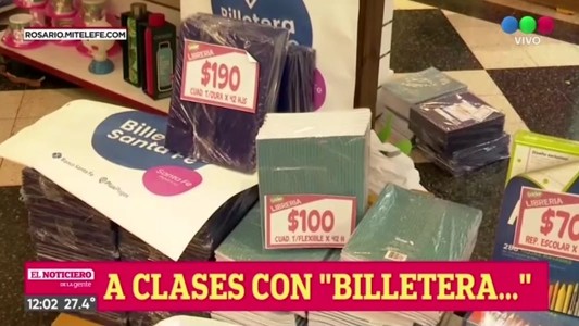 Billetera Santa Fe suma a sus beneficios los artículos escolares