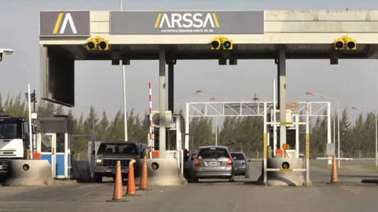 Aumentó en un 30% el peaje de la autopista Santa Fe - Rosario