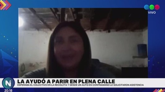 Conocé a Fabiana, la mujer que ayudó a dar a luz en plena calle Rivadavia