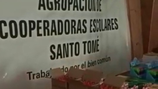 Exitosa colecta de útiles en Santo Tomé