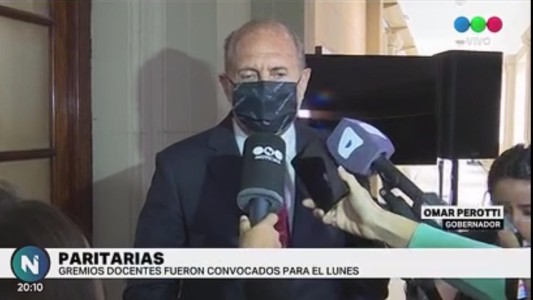 Perotti: "Las expectativas son que podamos con diálogo volver todos a las aulas"