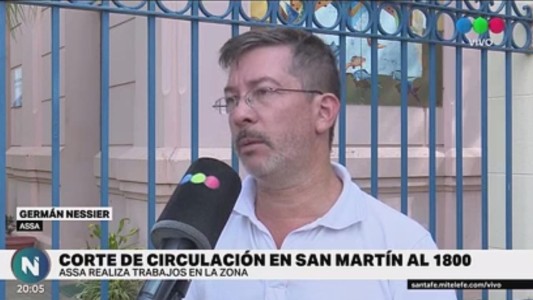Por 15 días estará cortado el tránsito en San Martin al 1800