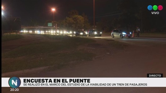 La provincia realizó encuestas en el Puente Carretero