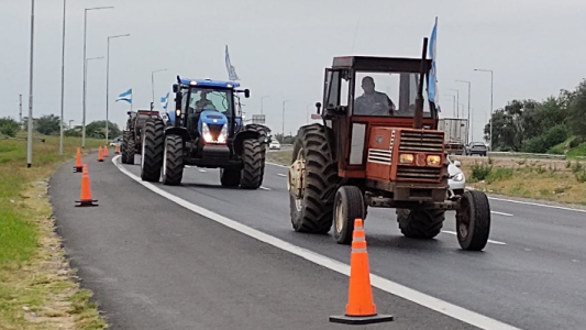 Tractorazos: Productores se manifestaron contra las medidas del Gobierno Nacional