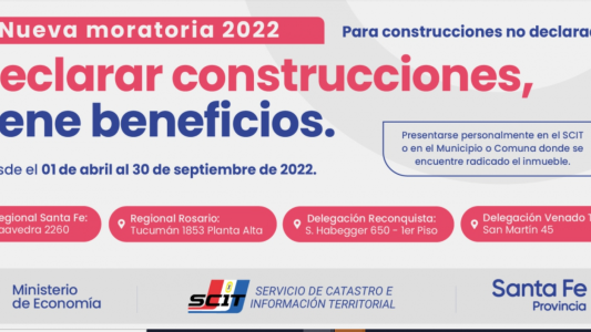Se abrió una moratoria para construcciones no declaradas