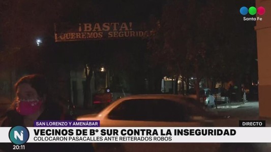 En barrio Sur los vecinos piden seguridad hasta con pasacalles