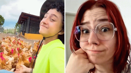 El fuerte cruce en redes entre una vegana argentina y chico granjero colombiano por los huevos de las gallinas