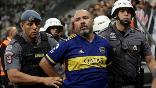 Gestos racistas: el hincha de Boca pagó US$ 600 de multa y fue liberado en Brasil