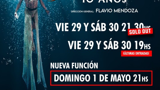 Éxito total de Stravaganza 10 años en Santa Fe: funciones agotadas y nueva fecha