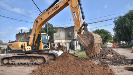 La ciudad dio inicio a una obra de desagüe clave para barrio Acería