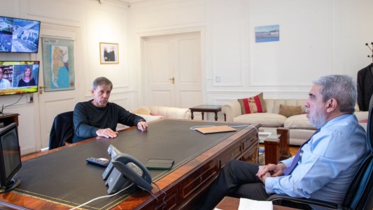 "No podemos seguir viviendo como vivimos": dijo Jatón tras la reunión con Aníbal Fernández