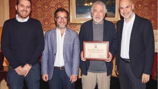 Robert De Niro fue distinguido como "Huésped de honor" de la Ciudad