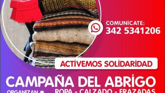 Continúa la Campaña del Abrigo en la ciudad de Santa Fe