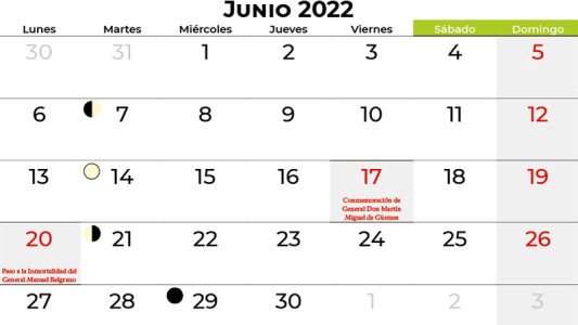 Habrá otro feriado en mayo y uno extra largo en junio