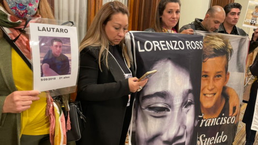 La familia de Francisco Sueldo expuso su caso en el Congreso de la Nación