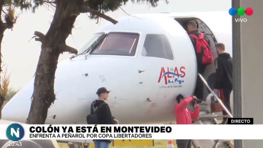 Colón ya está en Uruguay a la espera del encuentro con Peñarol: Todos los detalles con Agustín Porta