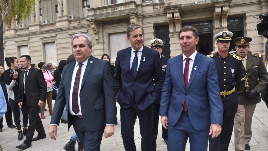 Emilio Jatón participó del acto del 25 de Mayo