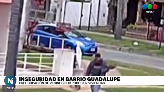 Video: los vecinos de barrio Guadalupe son víctimas constantes de la inseguridad