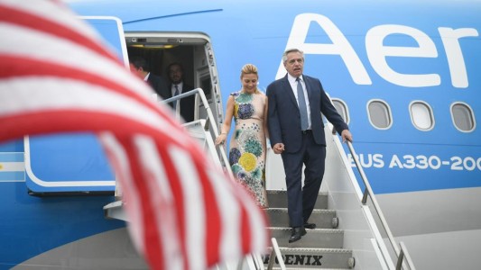 Fernández llegó a Estados Unidos para participar de la IX Cumbre de las Américas