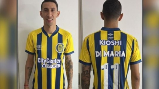 Di María posó con la camiseta de Rosario Central y causó furor en las redes