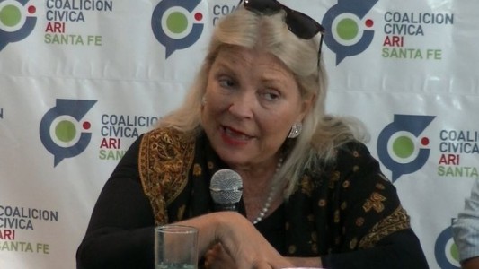 Elisa Carrió: "Santa Fe está en una situación límite"
