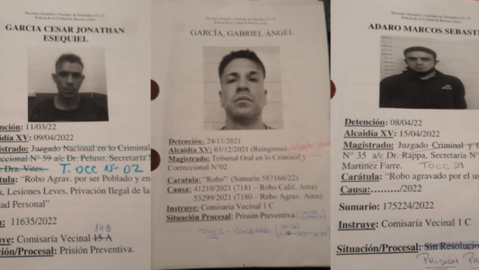 Se fugaron 4 presos de una comisaría de Chacarita armados con facas