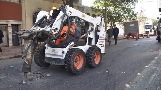 Se puso en marcha el Plan Integral de Bacheo 2022 en Santa Fe