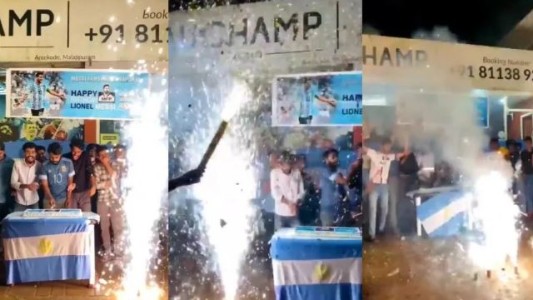 Messi cumple 35 años: celebran hasta en la India