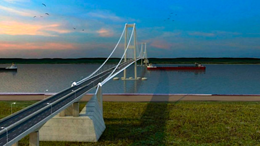 El proyecto del puente Santa Fe-Paraná incluído en el plan "Argentina Grande"