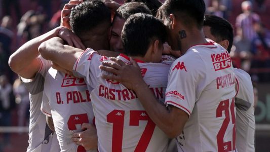 Final del primer tiempo: Unión gana 2 a 1 a Banfield