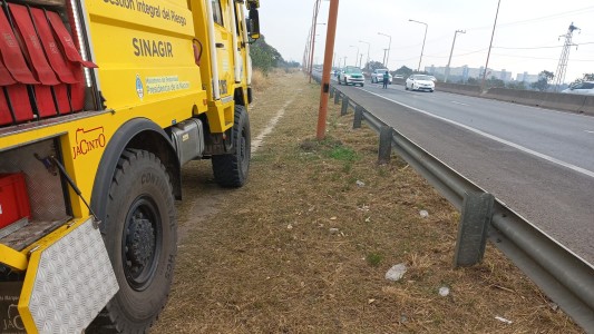 Nuevos focos de incendio en la Ruta 168