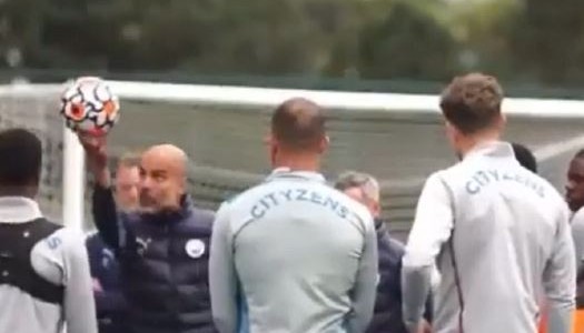 Guardiola y una charla eufórica con sus jugadores: "Odio cuando no quieren la pelota"