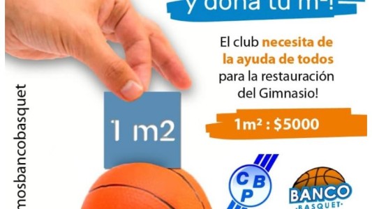 La iniciativa del Club Banco para cumplir el sueño de construir el gimnasio
