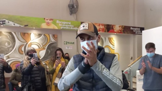 Gabriel Sanabria fue dado de alta de la clínica de rehabilitación: había recibido 10 balazos