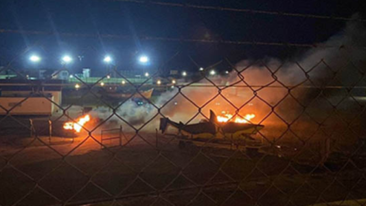 Quemaron autos en el predio de Aldosivi tras la derrota ante Godoy Cruz