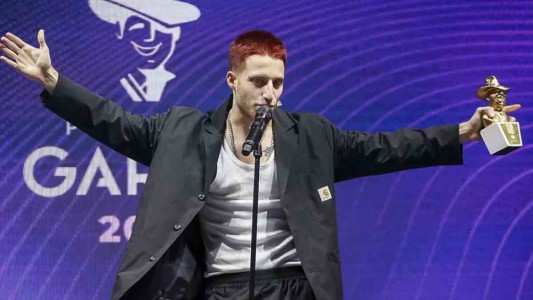 Wos de oro: arrasó con los Premios Gardel 2022