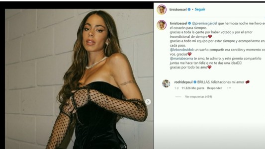 El gesto de Tini que aclaró todo con De Paul