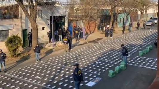 La cocaína incautada en Rosario tenía como destino Dubai